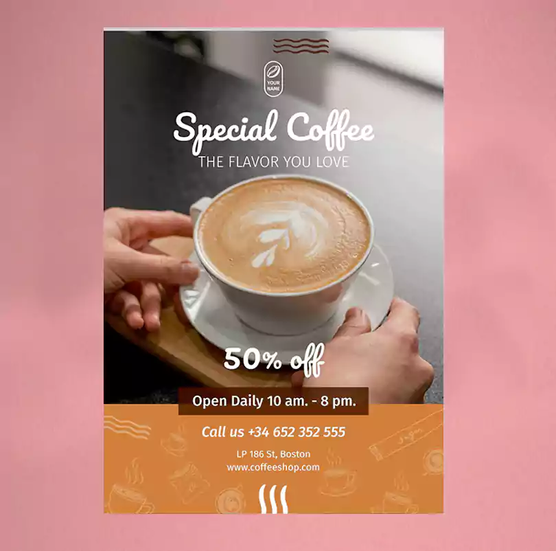 cafe flyer