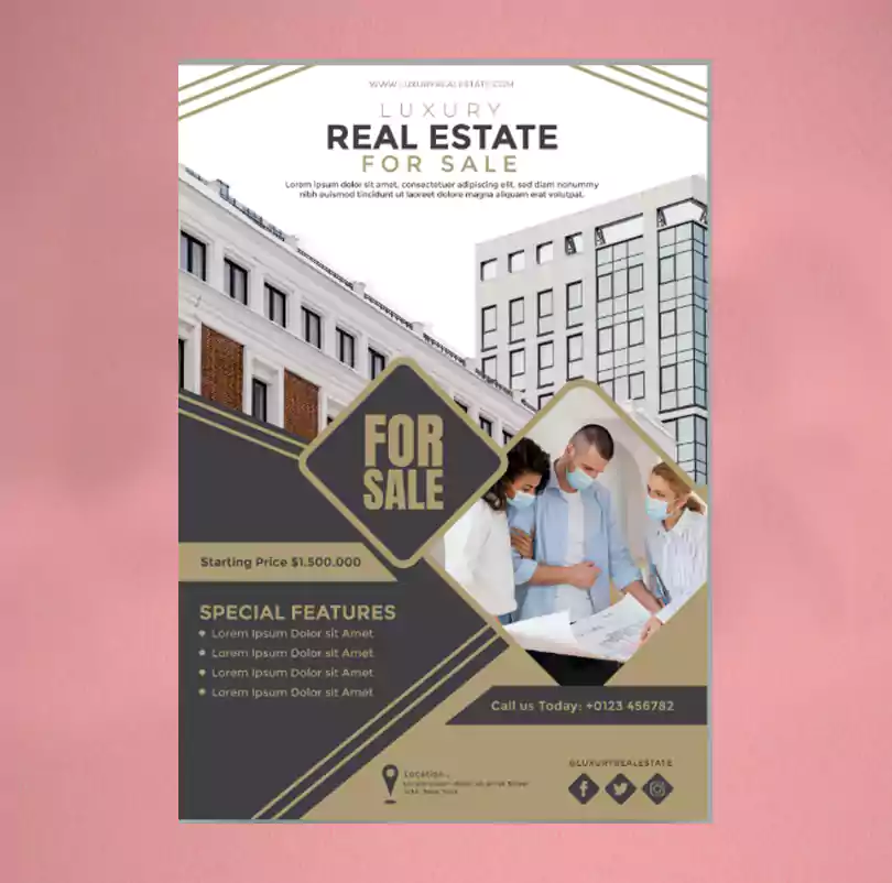 real estate flyer